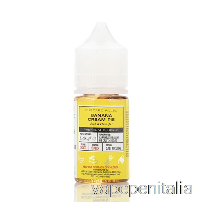 Penna Vape Torta Alla Crema Di Banana - Serie Sale Bsx - 30 Ml 30 Mg